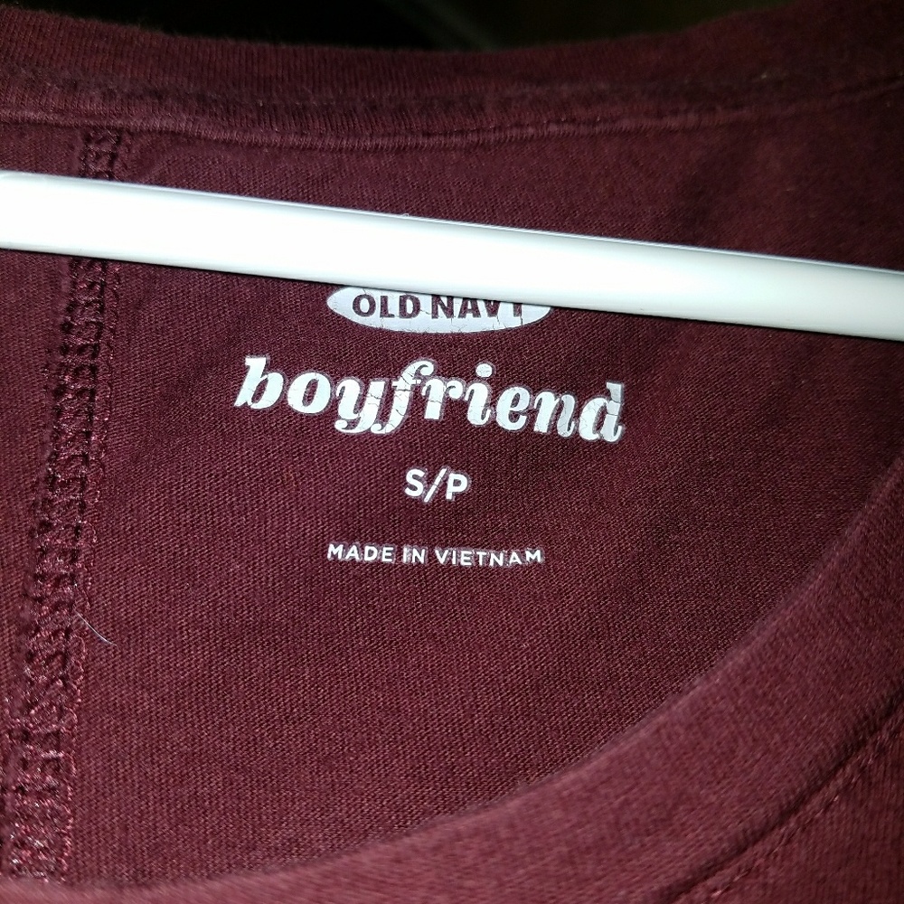 Maroon boyfriend tee - Picture 4 of 5